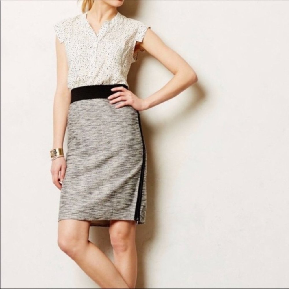Anthropologie Cloud Deck Pencil Skirt (Leifsdottir)